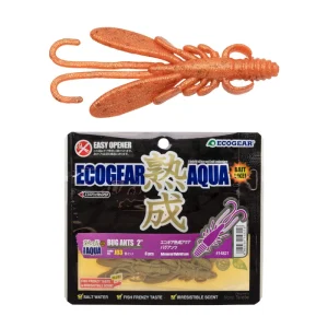 Vinilo EcoGear Jukusei Aqua Bug Ants 2" COLOR J18 ORANGE/GOLD