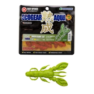 Vinilo EcoGear Jukusei Aqua Rock Claw 2.5" COLOR J12 CHARTREUSE/GOLD