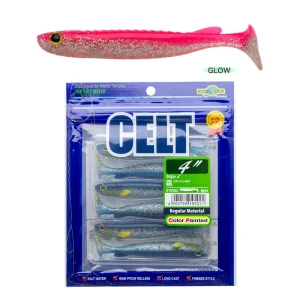 Vinilo EcoGear Celt 4" COLOR 158 PINK HOLO(GLOW)