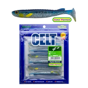 Vinilo EcoGear Celt 4" COLOR 482 SARDINA HOLO
