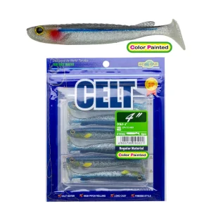 Vinilo EcoGear Celt 4" COLOR 546 PEJERREY HOLO