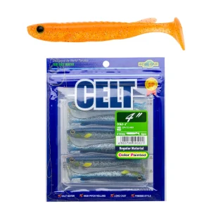 Vinilo EcoGear Celt 4" COLOR 548 ORANGE/CARAMEL