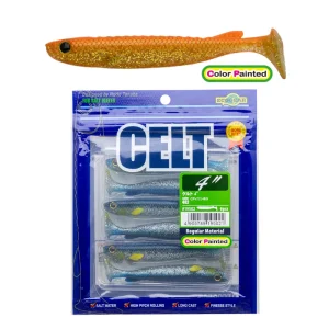 Vinilo EcoGear Celt 4" COLOR 486 ORANGE/GOLD