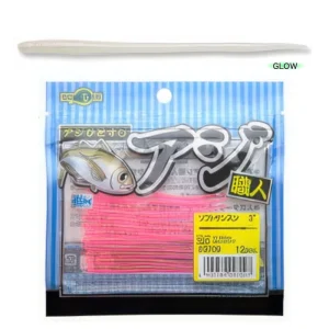 Vinilo EcoGear Soft Sansun 3" COLOR 010 PEARLIZED WHITE (GLOW)