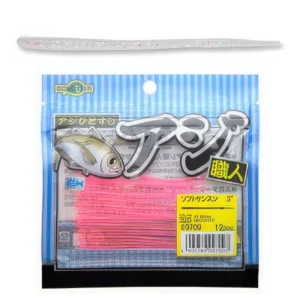 Vinilo EcoGear Soft Sansun 3" COLOR 228 PEARLIZED WHITE FLAKE