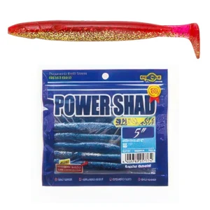 Vinilo EcoGear Power Shad 5" COLOR 365 RED/GOLD
