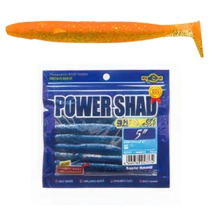 Vinilo EcoGear Power Shad 5" COLOR 440 ORANGE/GOLD