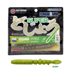 Vinilo EcoGear Jukusei Aqua Super Dojou M COLOR J12 CHARTREUSE/GOLD (GLOW)