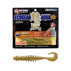 Vinilo EcoGear Jukusei Aqua Ring Max 3" COLOR J17 BROWN/GOLD