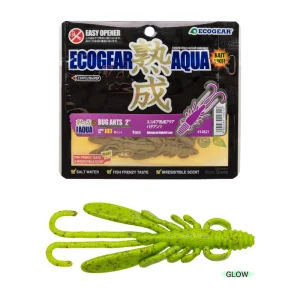 Vinilo EcoGear Jukusei Aqua Bug Ants 2" COLOR J12 CHARTREUSE/GOLD (GLOW)