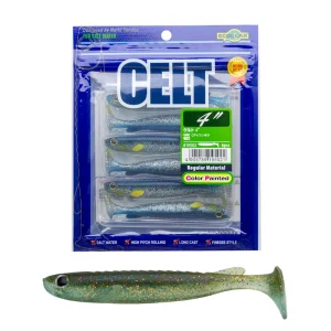 Vinilo EcoGear Celt 4" COLOR 545 GREEN/GOLD