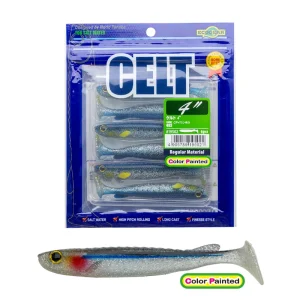 Vinilo EcoGear Celt 4" COLOR 546 PEJERREY HOLO