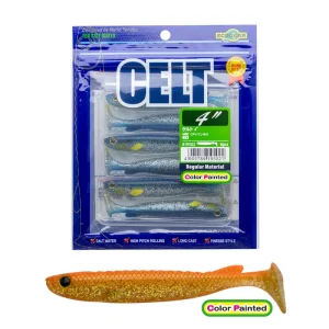 Vinilo EcoGear Celt 4" COLOR 486 ORANGE/GOLD