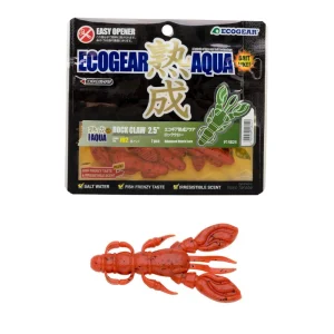 Vinilo EcoGear Jukusei Aqua Rock Claw 2.5" COLOR J02 RED ISOME