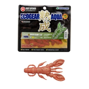 Vinilo EcoGear Jukusei Aqua Rock Claw 2.5" COLOR J18 ORANGE GOLD