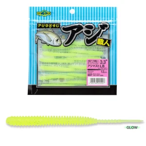 Vinilo EcoGear Aji Shokunin Aji Must LB 3.3" COLOR 561 CHARTREUSE GLOW HOLO