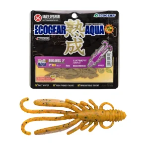 Vinilo EcoGear Jukusei Aqua Bug Ants 2" COLOR J04 HOYA YELLOW