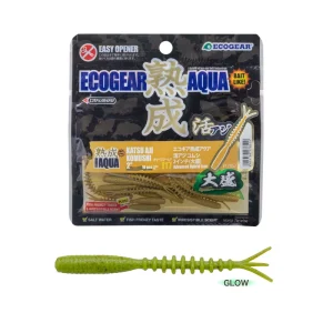Vinilo EcoGear Jukusei Aqua Katsu Aji Komushi 2" COLOR J12 MAZUME CHARTREUSE GLOW