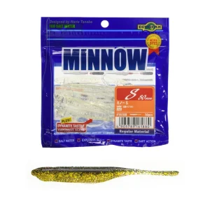 Vinilo EcoGear Minnow S COLOR 171 NATURAL GOLD