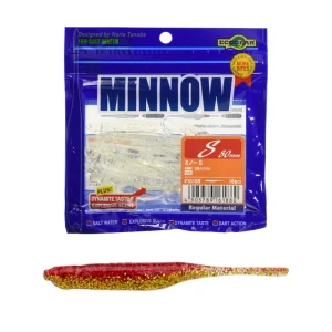 Vinilo EcoGear Minnow S COLOR 365 RED GOLD