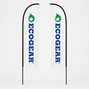 BANDERA PROMOCIONAL DOBLE CARA LOGO ECOGEAR