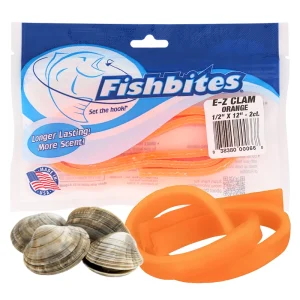 FishBites E-Z Clam Long Lasting Orange ESENCIA DE ALMEJA
