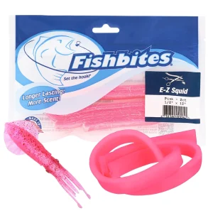 FishBites E-Z Squid Long Lasting Pink ESENCIA DE CALAMAR